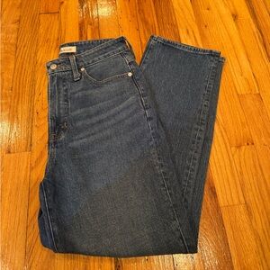 Madewell High Rise Dark Blue Jeans